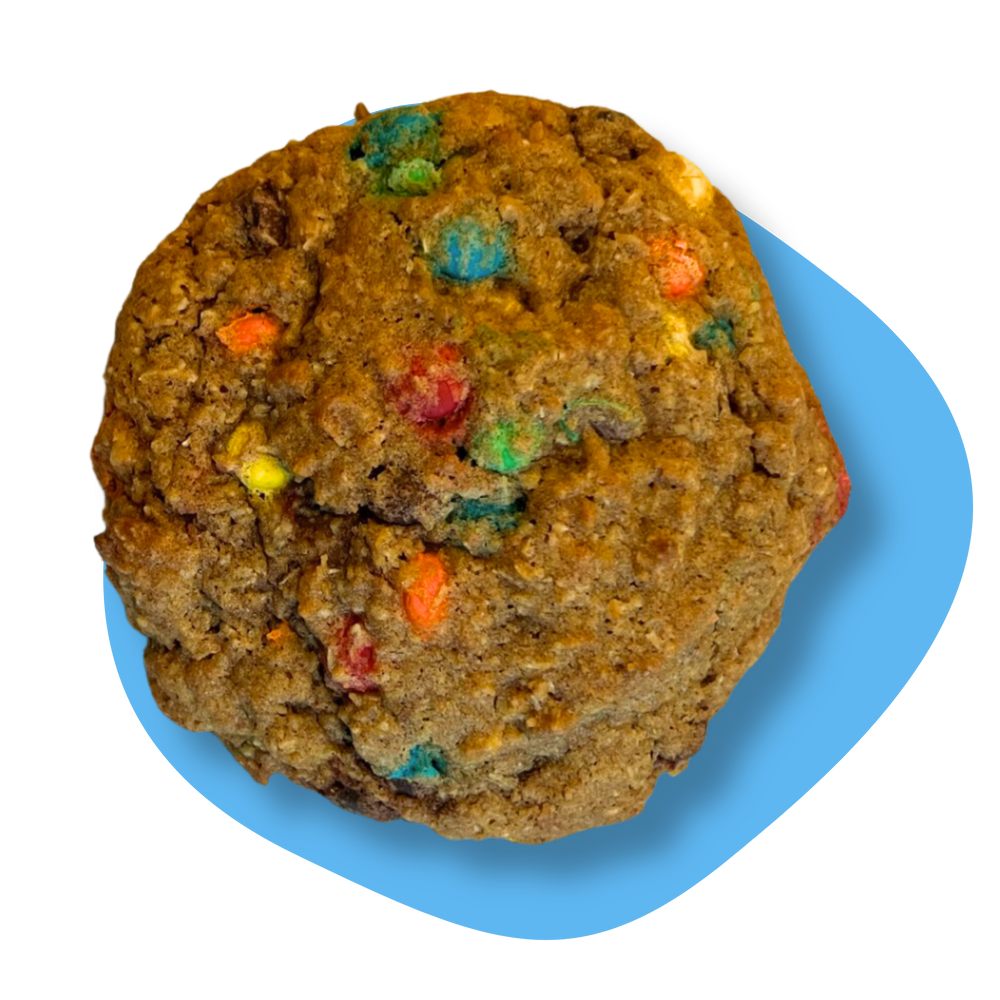 Frosted Mini Wheats Pumpkin M&M's Cookie