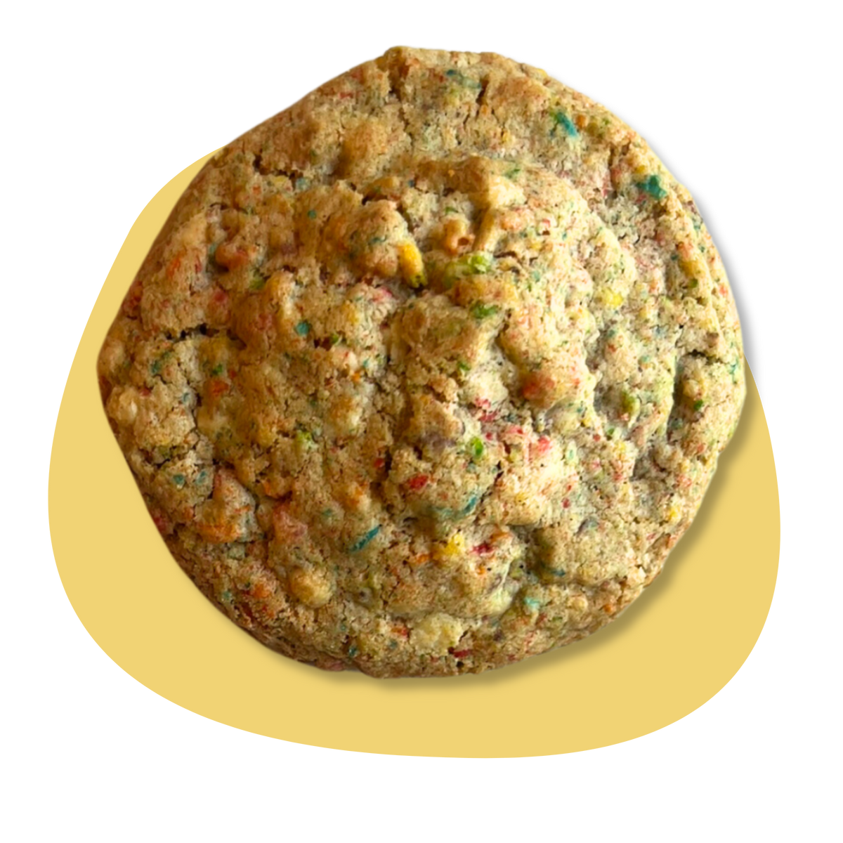 Fruity Pebbles White Chocolate Chip Cookie Cereal Killer Cookies